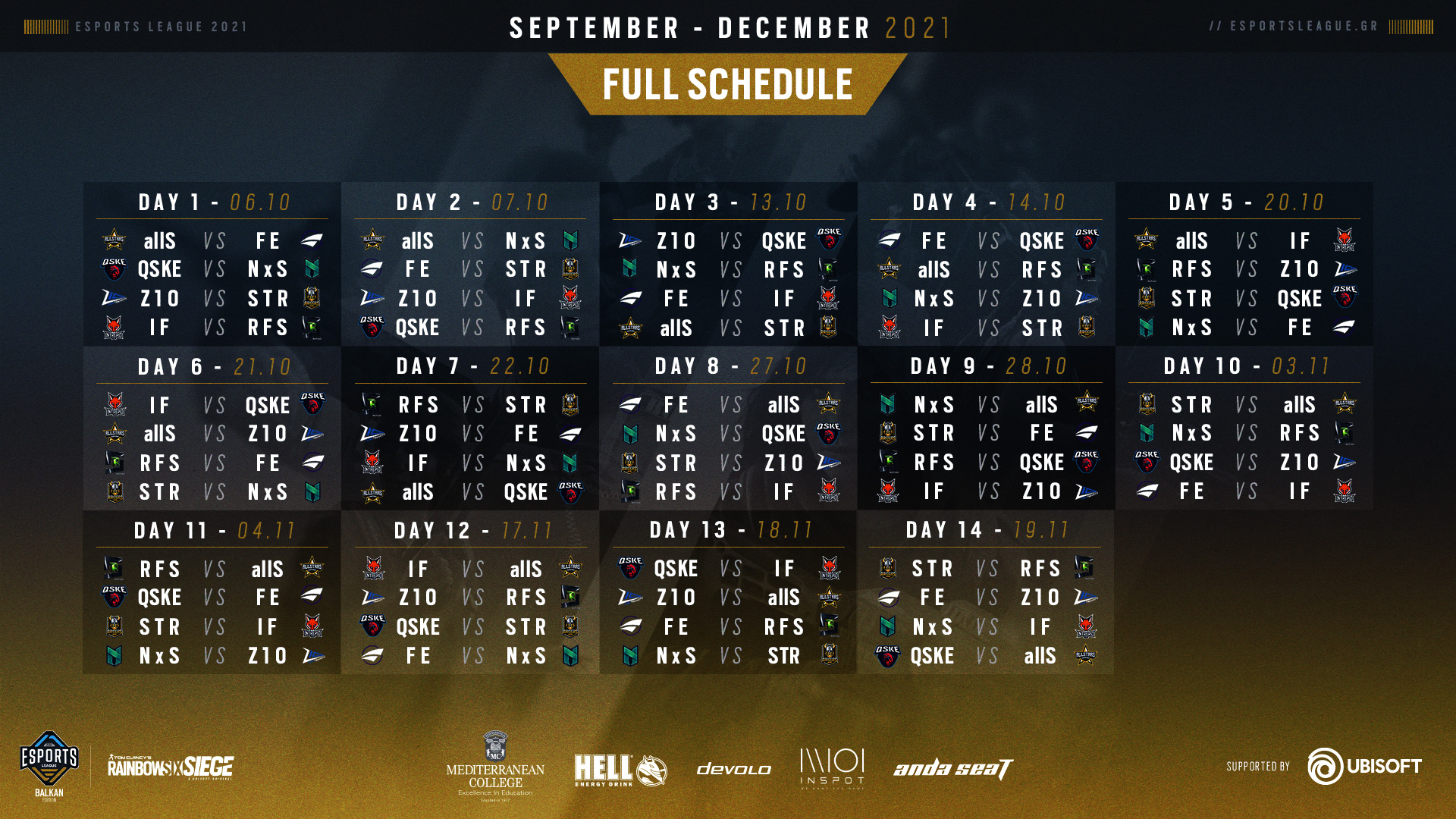 Full Schedule